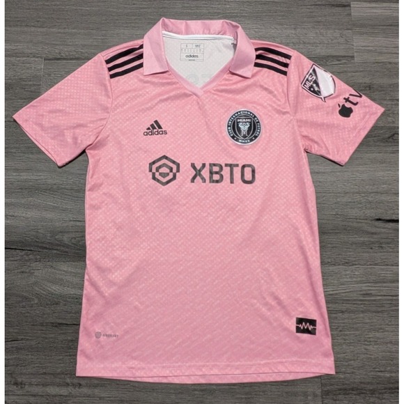 adidas Other - Adidas Men's Pink Inter Miami Messi #10 Soccer Futbol MLS Slim Fit Jersey Size S